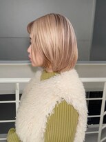 いろあそび 八王子&nbsp;ホワイトベージュ×ミルクティー［八王子/ハイトーン/ブリーチ］