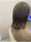 大人可愛い外ハネミディナチュラルレイヤーボブ30代40代