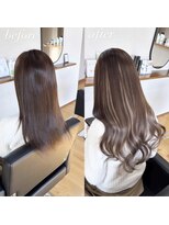 ベイビーズブレス(Baby's breath) 【ハイライト×ミルクティー】#シールエクステ #岡山 #倉敷