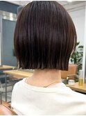 切りっぱなしボブ