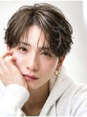 フェザーパーマニュアンスパーマリクルートツーブロック