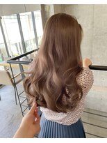 エラン 新宿 新宿三丁目(Elan.)&nbsp;まろやかピンクブラウン　ブリーチなしダブルカラー