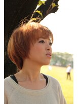 ヘアスパ ポイントハチヨン(HAIR×SPA point84) プラチナベージュ＆まんまるマッシュ