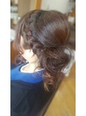 あみこみサイドアップ(*^^*)