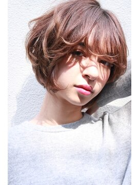 ヘアサロンエム 川越(HAIR SALON M) ショートレイヤーｘヌーディーベージュ