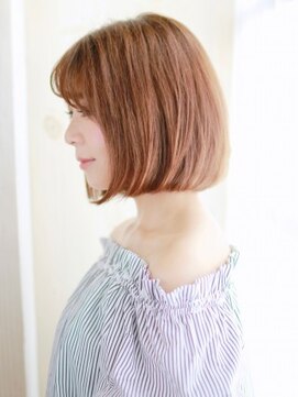 ヘアメイク ナル(hair make nalu) ツヤ感ワンカールボブスタイル