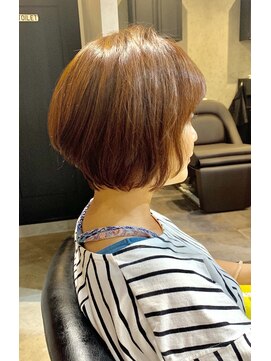 ザ シー 橋本(The C) 【The C 涼】お客様スタイル☆柔らか丸みショートボブ＊