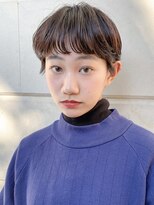 ミィ 表参道(mee.)&nbsp;【mee.】 毛先パーマ黒髪カタログことりベージュ