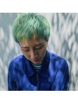 ナップヘアー NAP hair mint Green × short
