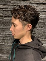 プレミアムバーバー 赤坂店(PREMIUM BARBER produce by HIRO GINZA)&nbsp;前あげツーブロック×ナチュラルパーマ