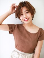 ラフィス ヘアー センス 広島袋町店(La fith hair SEnSE) 【La fith】 大人可愛いラフショートスタイル