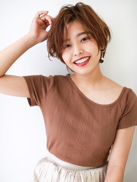 ラフィス ヘアー センス 広島袋町店(La fith hair SEnSE) 【La fith】 大人可愛いラフショートスタイル