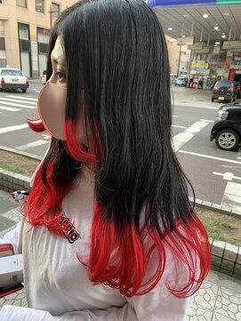 ボアップ 松山店(boappu) #裾カラー#レッド