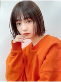 韓国/くびれヘア/ボブ/メルティカラー[大阪梅田駅/ショート]