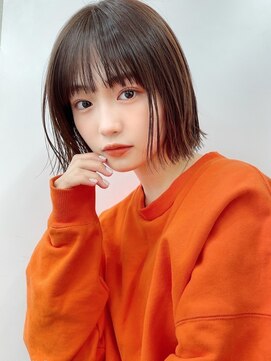 サンド 大阪梅田(sand) 黒髪/ココアベージュ/オリーブグレー/小顔/クラゲヘアー