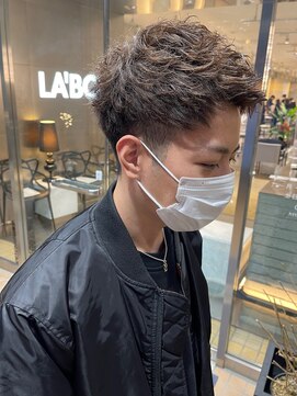 ラボー ノースプラザ店(LA'BO) 短髪パーマヘア