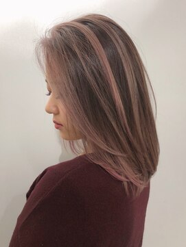 デューヘアー(due hair) エモピンク・コントラストハイライト