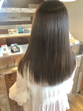 サンタフェ 岐阜島店(Santa'Fe) Santa'Fe式髪質改善◎艶髪ストレート