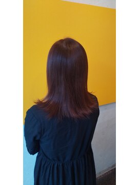 ブロッサム 東中野店 20代30代40代シアーピンク透明感外ハネ乾かすだけ