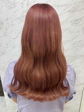 インデックスヘアーユー 錦糸町店(in'dex hair - U) ピンクオレンジ[錦糸町/錦糸町ブリーチ/ケアブリーチ]