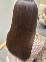 ジーナ 千葉(Zina)&nbsp;『髪質改善ストレート』モーヴブラウン　ハセガワ