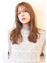 アムネシア たまプラーザ(AMNESIA)&nbsp;小顔カット/簡単スタイリング/グレージュ
