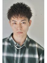 ロミーオム 本厚木(ROMMY. Homme)&nbsp;刈り上げツーブロック王道マッシュショートビジネスメンズヘア