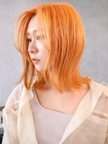 ハーバーズ バイ エムスラッシュ 鎌倉由比ヶ浜(Harbors by M.SLASH)&nbsp;■HARBORS鎌倉/外ハネロブ/くびれカール/オレンジゴールド62-1★