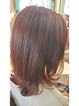 ココペリ ピンクベージュカラー+カット+トリートメント