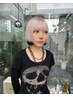 ケアブリーチ＋ケアカラー＋カット＋エックストリートメント￥21000