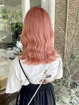 クラン バイ ナチュラル(clan by Natural) ピンクベージュ/ホワイトピンク/韓ドル風ウェーブ @seiji_1027_