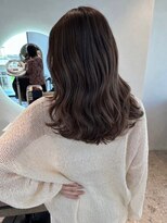 モアナ バイ ラナ 甚目寺店(MoanA BY LANA)&nbsp;デザインカラー/レイヤーカット/ウェットヘア/オリーブベージュ