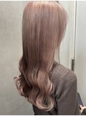 柔らかラベンダーベージュ ピンクベージュ ニュアンスカラー