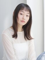 ウル 表参道(HOULe) 顔周りレイヤー　くびれヘア　ベージュカラー　透明感　髪質改善