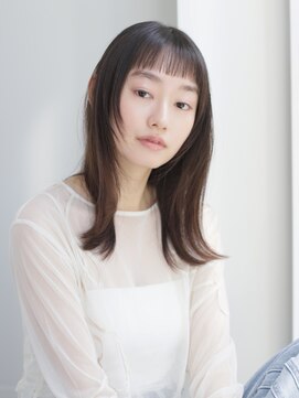 コレクティブワーク 表参道 渋谷(COLLECTIVE WORK) 顔周りレイヤー くびれヘア ベージュカラー 透明感 髪質改善