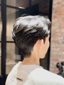 オーガニック アトリエ 大宮(organic+atelier) 人気流行ナチュラル毛流れセンターパートダウンパーマ