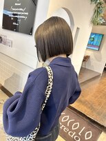 ココロクレド(COCOLO credo) ぷつボブ × オリーブグレージュ
