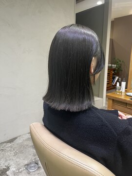 インビテーション 名古屋(invitation) 透明感たっぷり暗めカラー : 佐藤