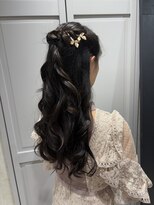 ☆ロングヘアハーフアップ☆   and.S