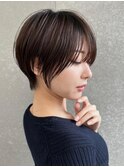 ウェーブミディアム似合わせカットメルティカラーショート/池袋