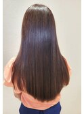 スーパーロングストレート×縮毛矯正×イノアカラー