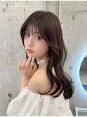 韓国レイヤー　レイヤーカット　シースルーバング　オージュア