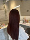 韓国暗明髪