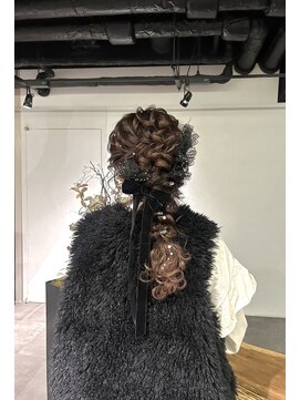 ミラ(Mila) ウェディングフォト＊結婚式/ふわふわあみおろしアレンジ