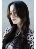 うるツヤオリーブベージュモテ髪色気エアリーカール美髪大人ヘア