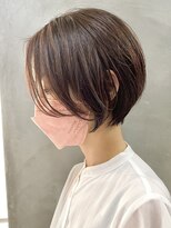 エリマ 横浜西口(elima)&nbsp;横浜西口切りっぱなしミニボブショートレイヤー前下がり前髪なし