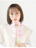 透明感ボブ８/池袋美容室/髪質改善カラー/白髪ぼかし/縮毛矯正