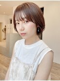 【レディース・大名】大人可愛いショートボブ×顔まわりカット