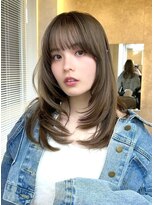 キイ ギンザ(k.e.y GINZA) フロントレイヤー/オリーブベージュ