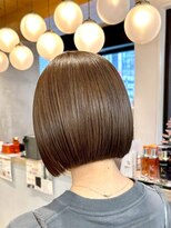 ロンドリゼル 札幌(Lond RiseL)&nbsp;マロンベージュ/オリーブグレー/ブリーチなし/ボブ/小顔札幌